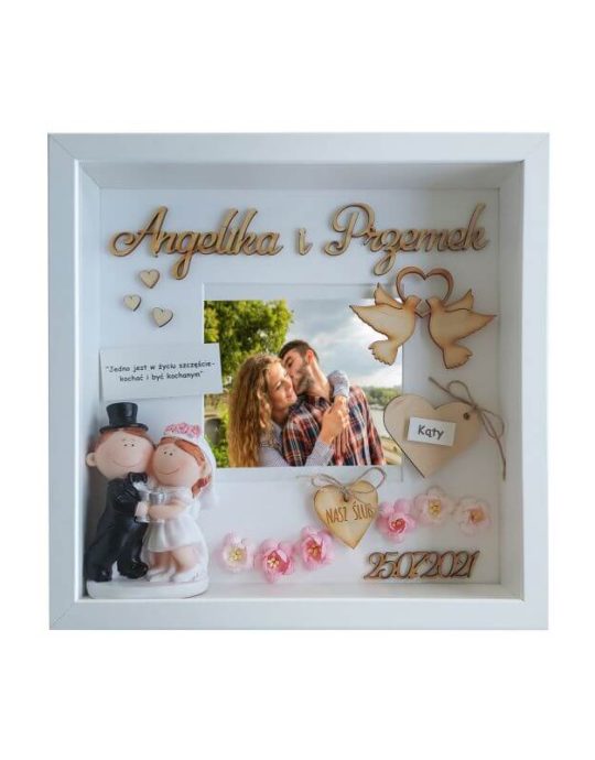 metryczka prezent na ślub Angelika i Przemek