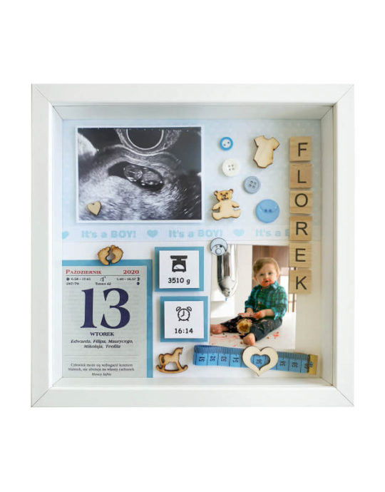 metryczka urodzenia chlopca ze zdjeciem usg florek